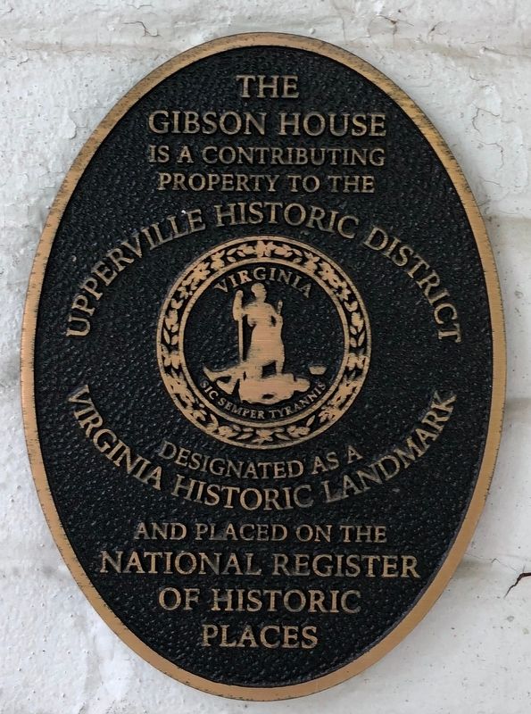 The Gibson House Marker image. Click for full size.