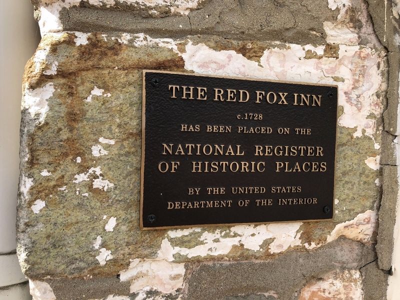 The Red Fox Inn Marker image. Click for full size.