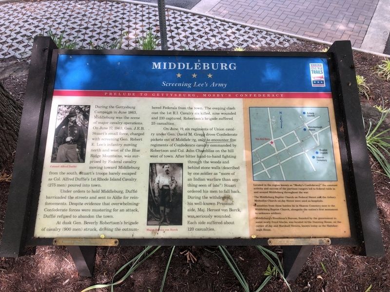 Middleburg Marker image. Click for full size.