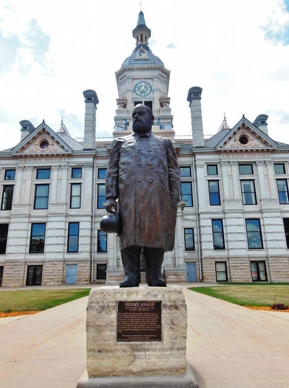 Henry Anson Marker & Monument image. Click for full size.
