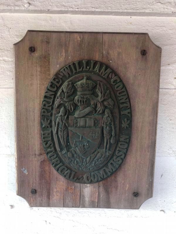 Prince William County Historical Commission Plaque image. Click for full size.