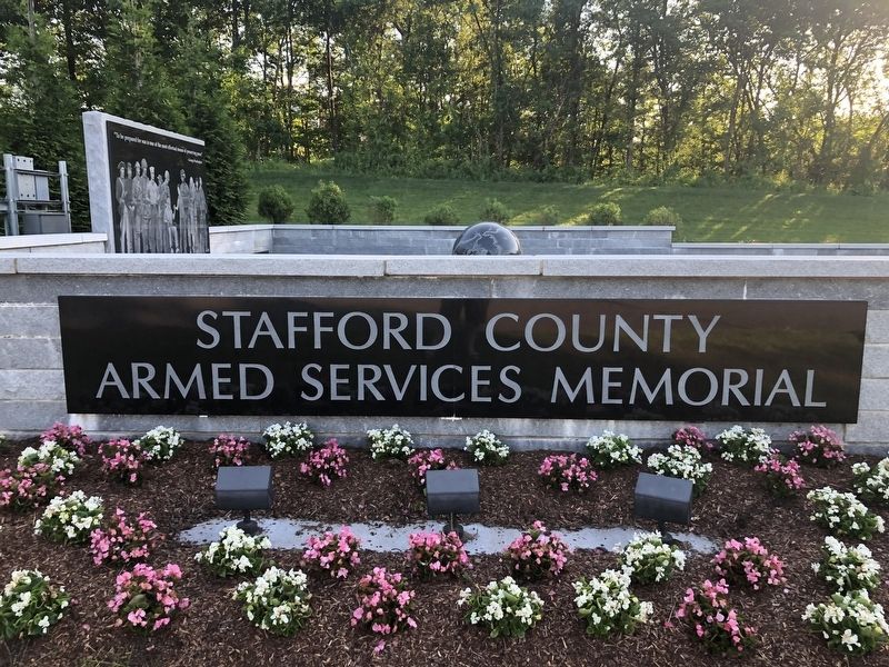 Stafford County Armed Services Memorial image. Click for full size.