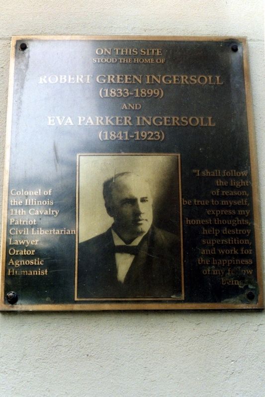 The Ingersoll Homesite Marker. Click for full size. The Ingersoll Homesite Marker image. Click for full size.