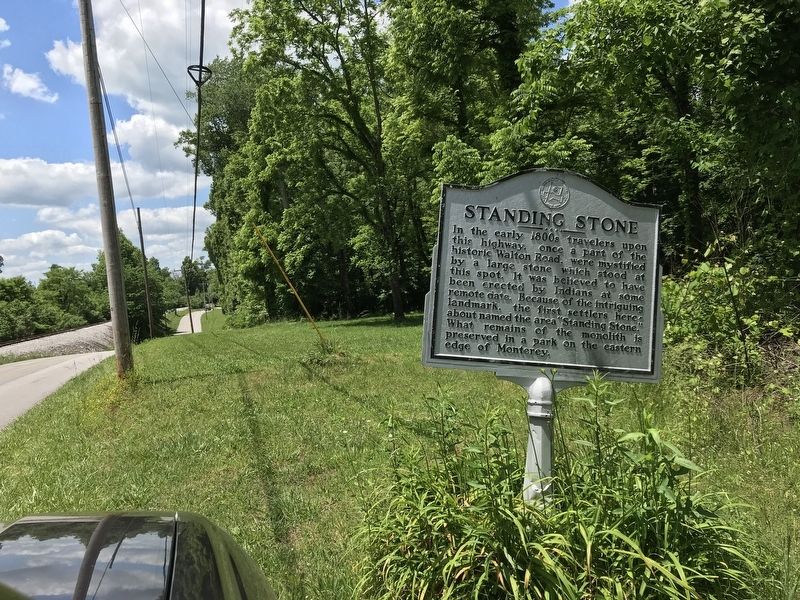 Standing Stone Marker. Click for full size. Standing Stone Marker image. Click for full size.