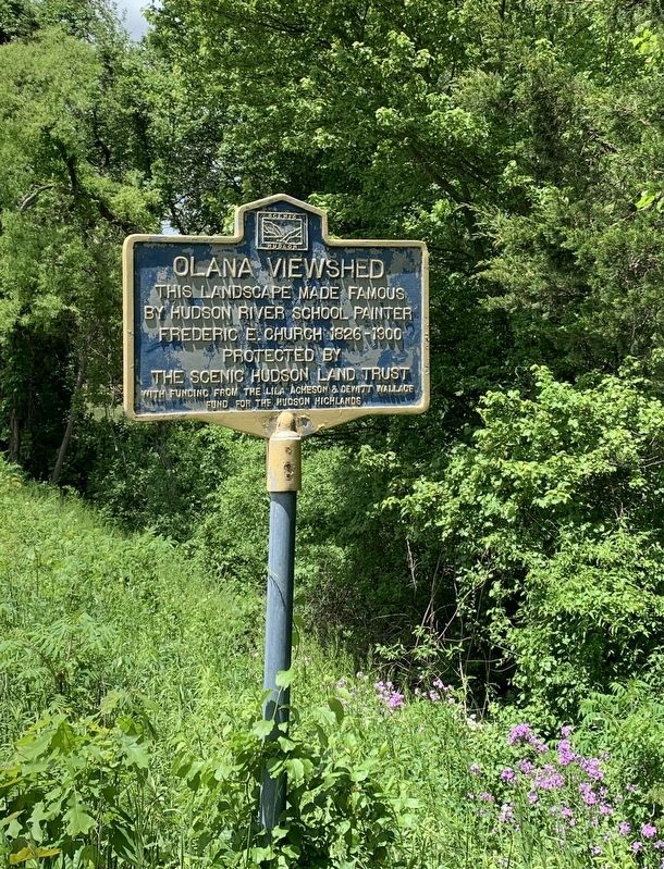Olana Viewshed Marker. Click for full size. Olana Viewshed Marker image. Click for full size.