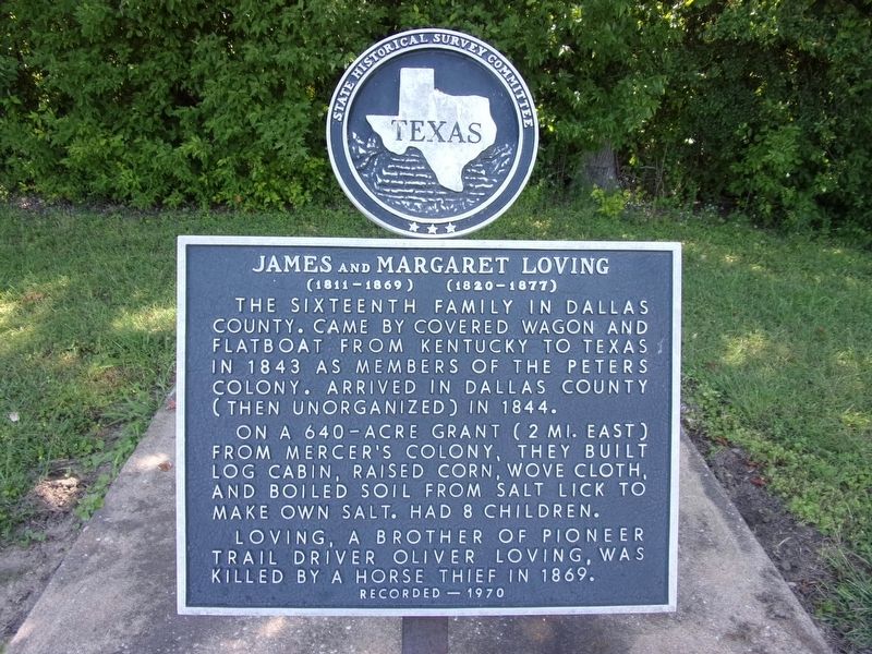 James and Margaret Loving Marker image. Click for full size.
