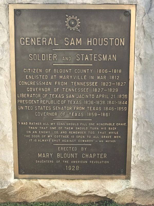 General Sam Houston Marker image. Click for full size.