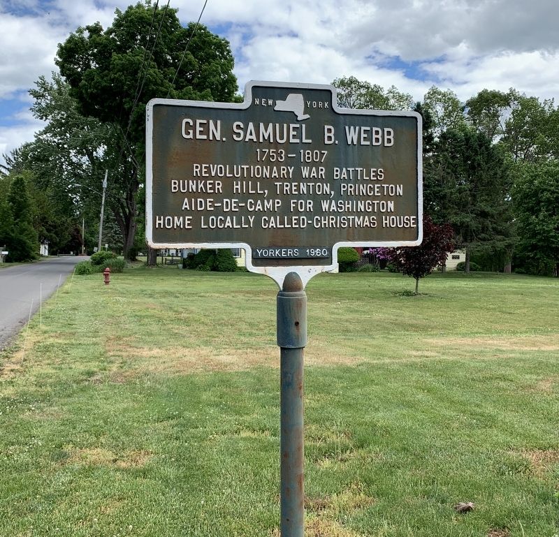 Gen. Samuel B. Webb Marker image. Click for full size.