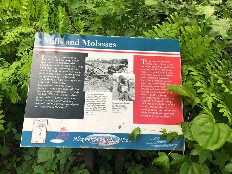 Mills and Molassas Marker image. Click for full size.