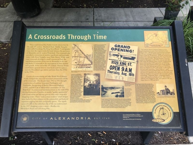 A Crossroads Through Time Marker image. Click for full size.