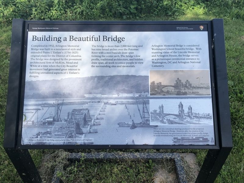 Building a Beautiful Bridge Marker image. Click for full size.