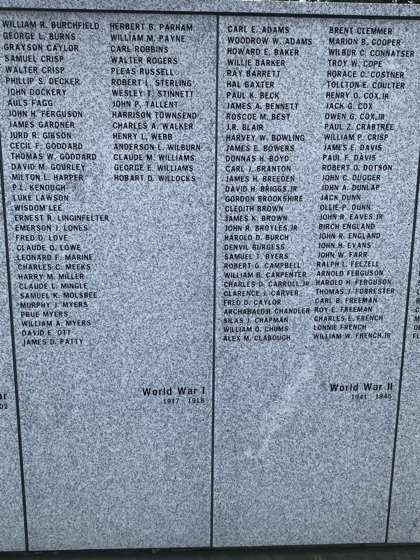 Blount County War Dead Memorial image. Click for full size.
