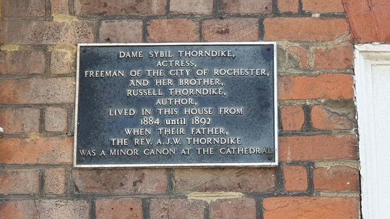 Dame Sybil Thorndike Marker image. Click for full size.