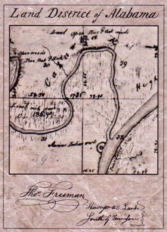 The 1817 Freeman Map image. Click for full size.