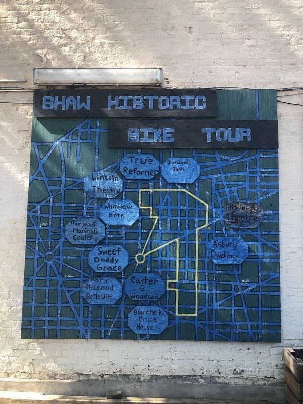 Shaw Historic Bike Tour Marker image. Click for full size.