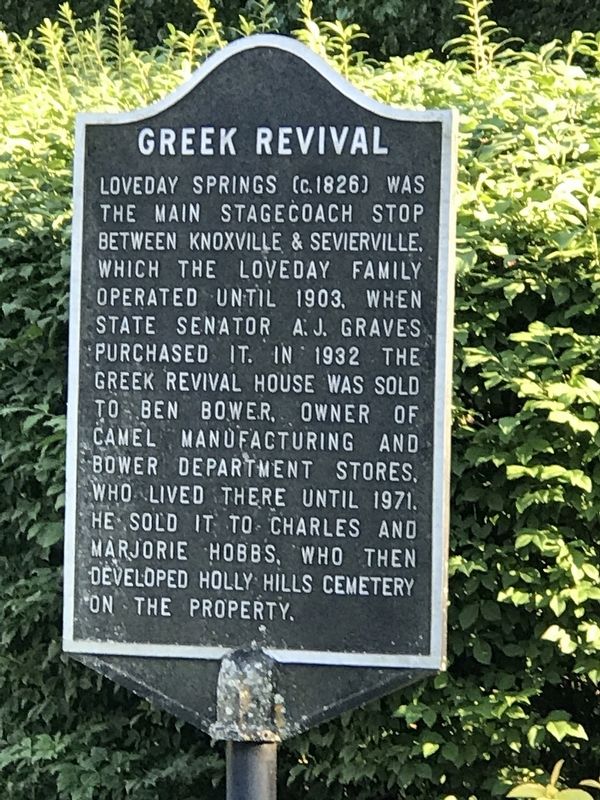 Greek Revival Marker image. Click for full size.