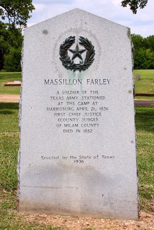 Massillon Farley Marker image. Click for full size.