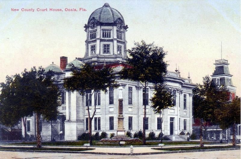 The Old Courthouse - demolished in 1965 image. Click for full size.