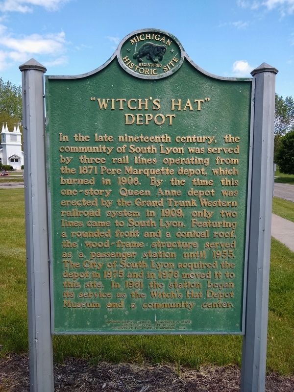 "Witch's Hat" Depot Marker image. Click for full size.