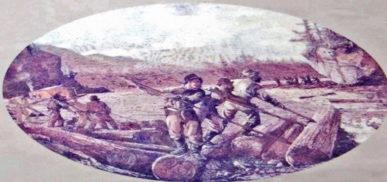 Marker detail: Hard and Dangerous Work /<br>Travail difficile et dangereux. Click for full size. Marker detail: Hard and Dangerous Work /<br>Travail difficile et dangereux image. Click for full size.