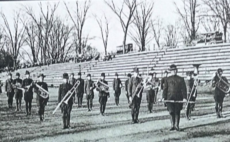 The UT Battalion Band, circa 1920 image. Click for full size.