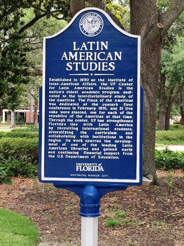 Latin American Studies Marker image. Click for full size.