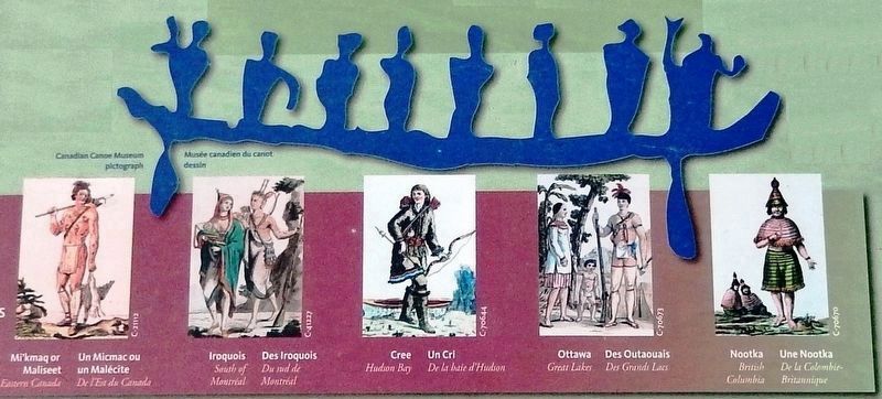 Marker detail: A Rich Palette of Cultures /<br>Une Riche Variété de Cultures. Click for full size. Marker detail: A Rich Palette of Cultures /<br>Une Riche Variété de Cultures image. Click for full size.