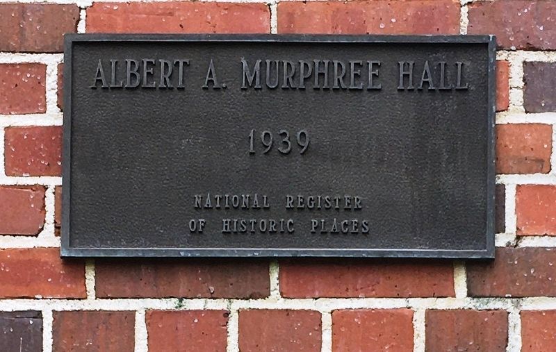 Murphree Hall Marker image. Click for full size.