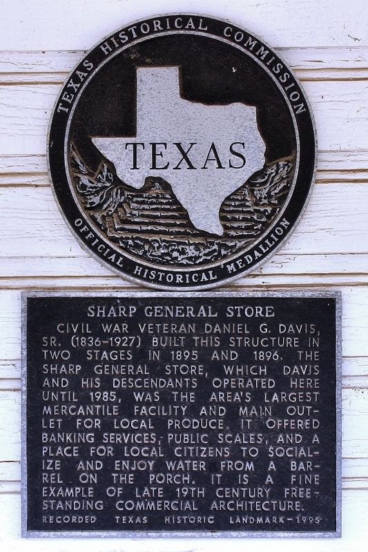 Sharp General Store Marker image. Click for full size.