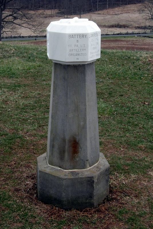 Battery B, 1st Pennsylvania Light Artillery Monument image. Click for full size.