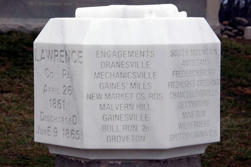 Battery B, 1st Pennsylvania Light Artillery Memorial. Click for full size. Battery B, 1st Pennsylvania Light Artillery Memorial image. Click for full size.