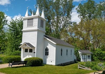 Little Village Chapel and Marker image. Click for full size.