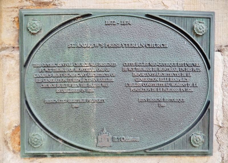 St. Andrew's Presbyterian Church Marker. Click for full size. St. Andrew's Presbyterian Church Marker image. Click for full size.