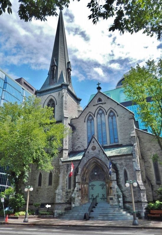 St. Andrew's Church /<br>L��glise St. Andrew's Marker image. Click for full size.