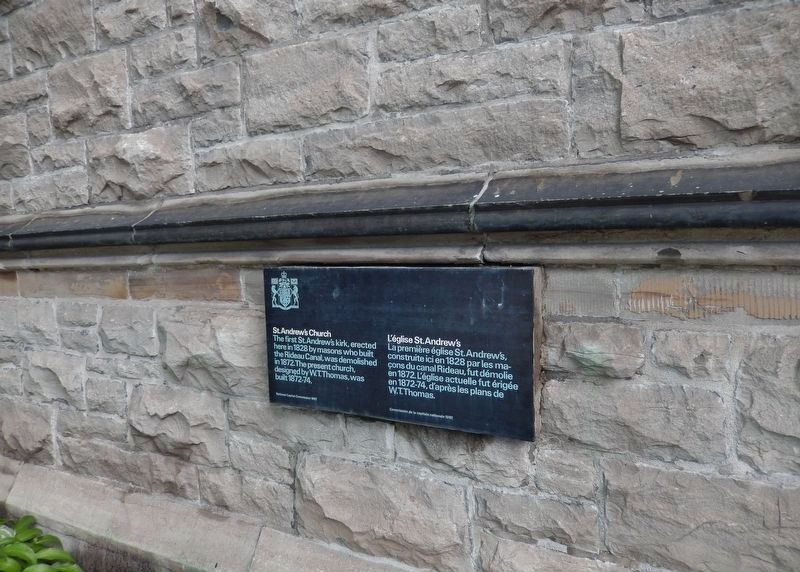 St. Andrew's Church / L��glise St. Andrew's Marker image. Click for full size.