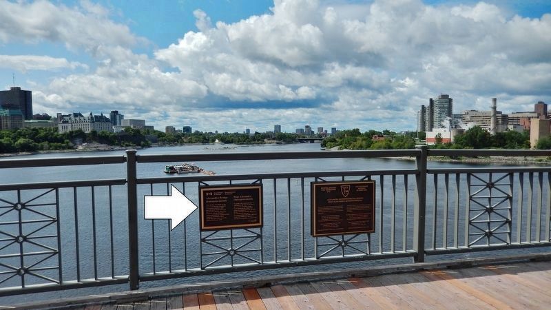 Alexandra Bridge (Interprovincial) /<br>Pont Alexandra (Interprovincial) Marker image. Click for full size.