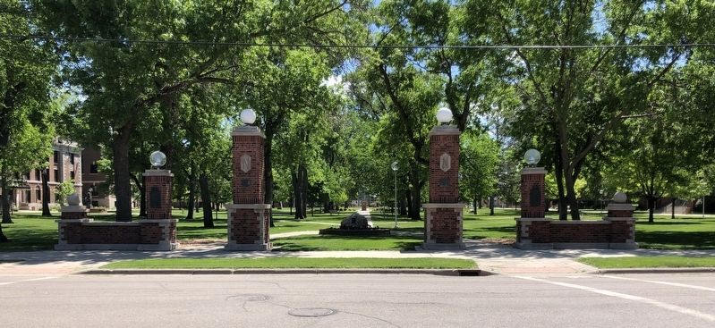 Northern State University Veterans Memorial Archway. Click for full size. Northern State University Veterans Memorial Archway image. Click for full size.