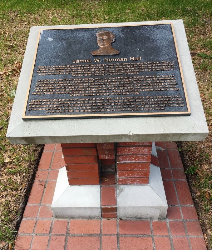 James W. Norman Hall Marker. Click for full size. James W. Norman Hall Marker image. Click for full size.