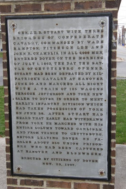 Gen. J.E.B. Stuart Marker. Click for full size. Gen. J.E.B. Stuart Marker image. Click for full size.