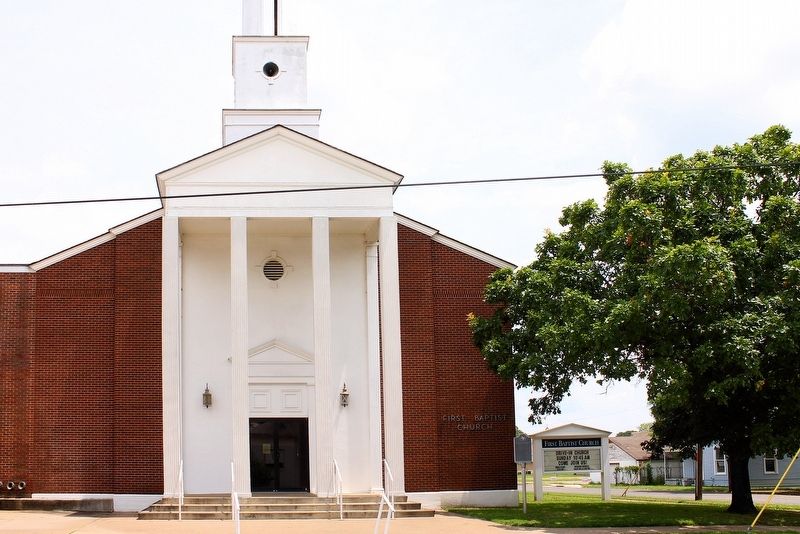 First Baptist Church Marker Area. Click for full size. First Baptist Church Marker Area image. Click for full size.