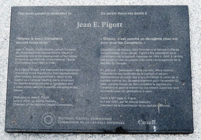 Jean E. Pigott Marker image. Click for full size.