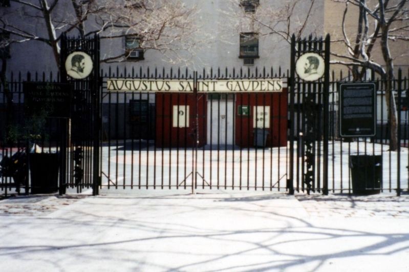 Augustus Saint-Gaudens Playground. Click for full size. Augustus Saint-Gaudens Playground image. Click for full size.