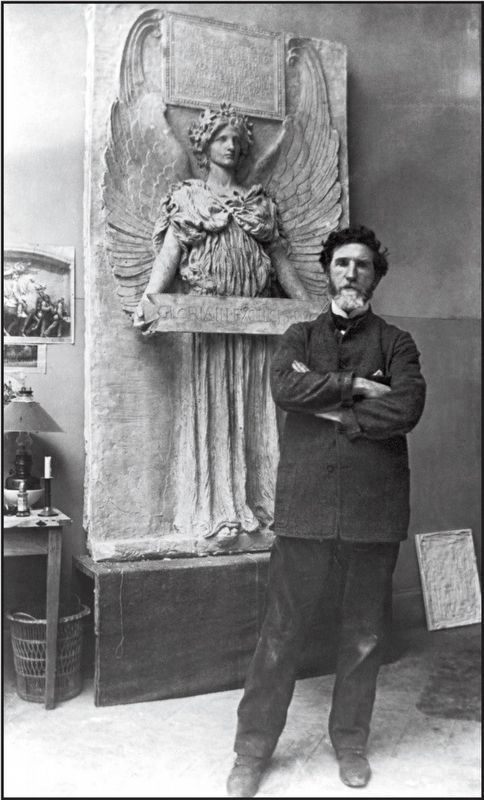 Augustus Saint-Gaudens. Click for full size. Augustus Saint-Gaudens image. Click for full size.