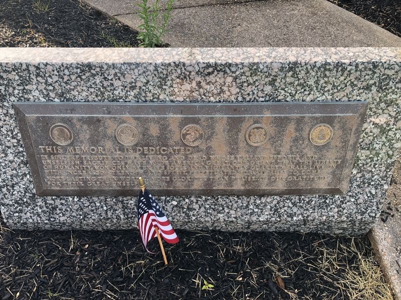 This Memorial is Dedicated Marker. Click for full size. This Memorial is Dedicated Marker image. Click for full size.