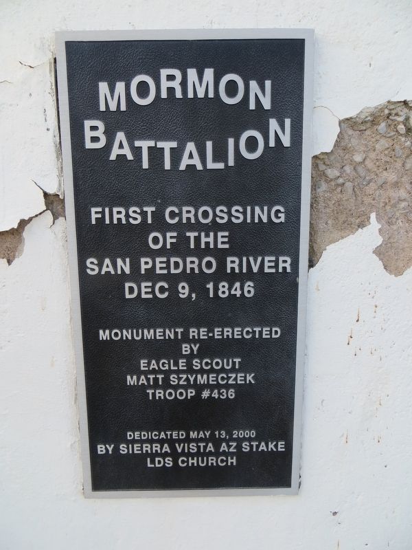 Mormon Battalion Marker image. Click for full size.