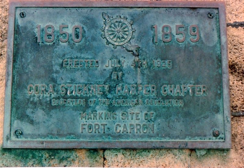 Fort Capron Marker image. Click for full size.