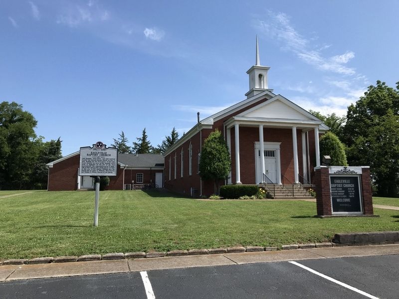 Eagleville Baptist Church Marker image. Click for full size.