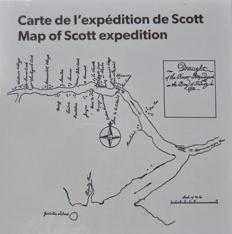 Marker detail: Carte de l'expédition de Scott /<br>Map of Scott expedition image. Click for full size.