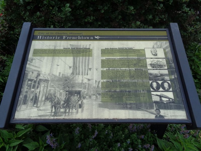 Historic Frenchtown Marker image. Click for full size.