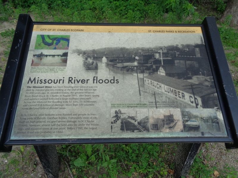 Missouri River floods Marker image. Click for full size.